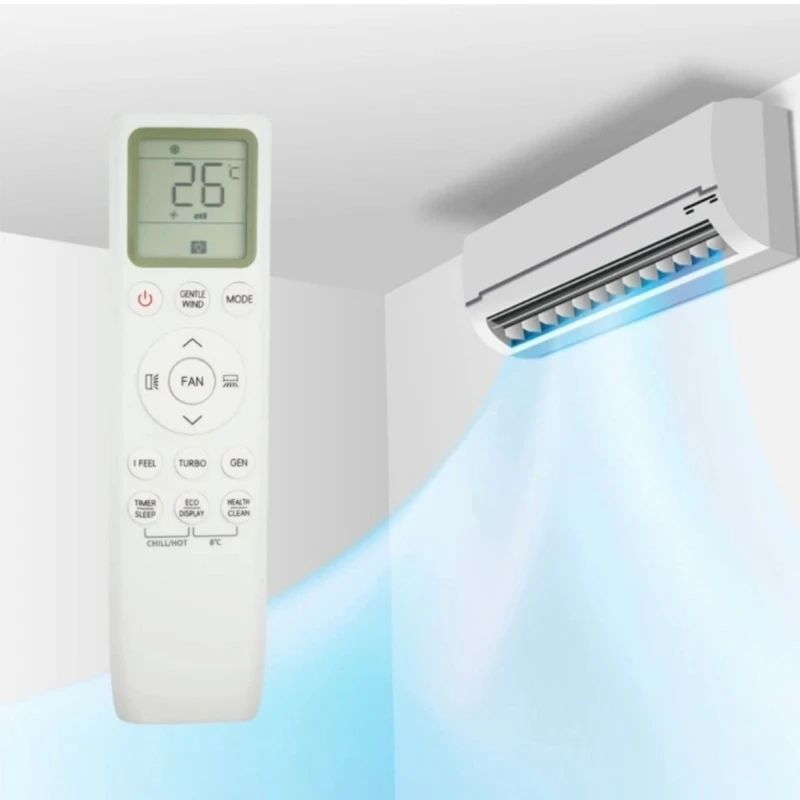 Compatible con control remoto de aire acondicionado TCL 002383