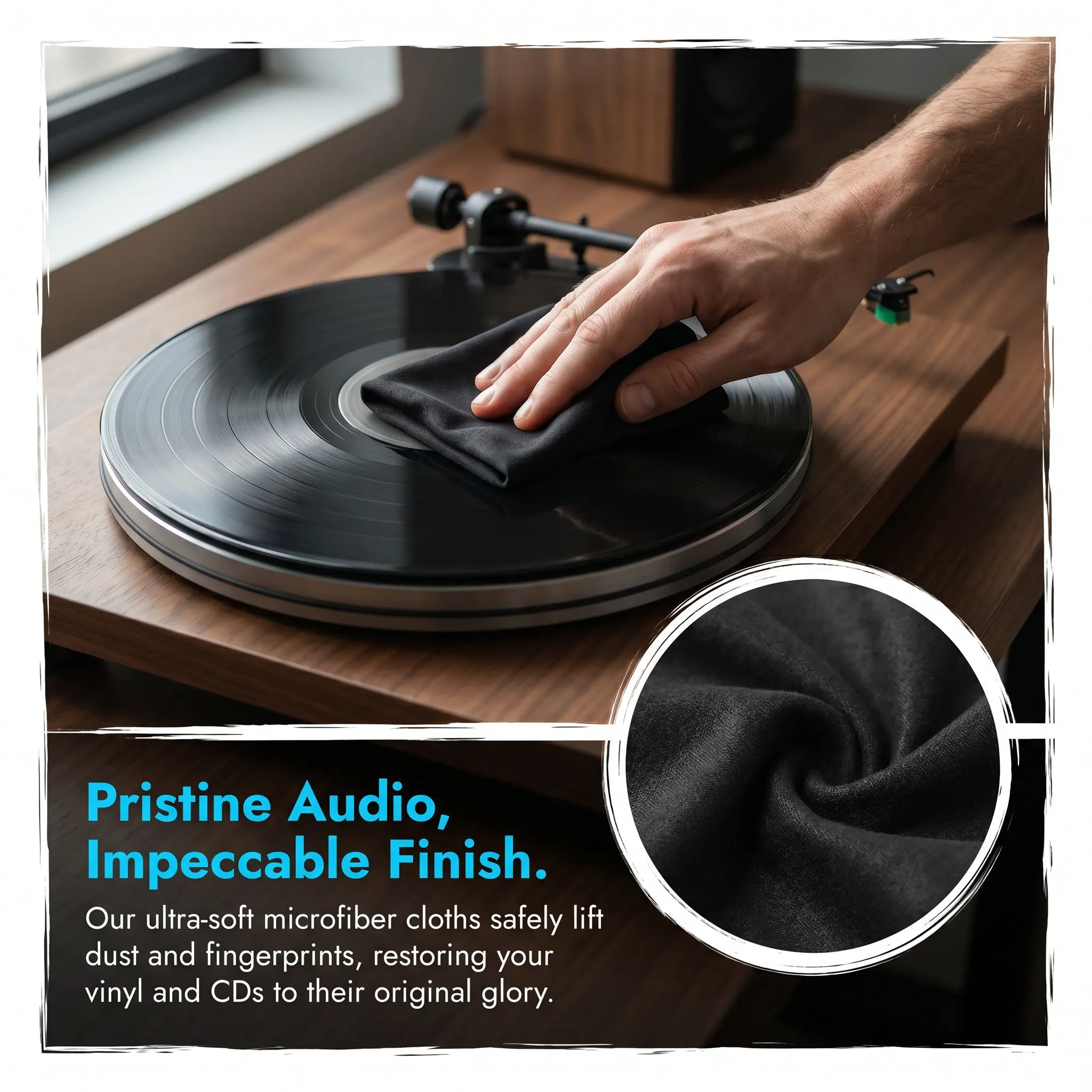 10 Panos de Limpeza de Microfi - Vinyl Record Cleaner avaliação e preço