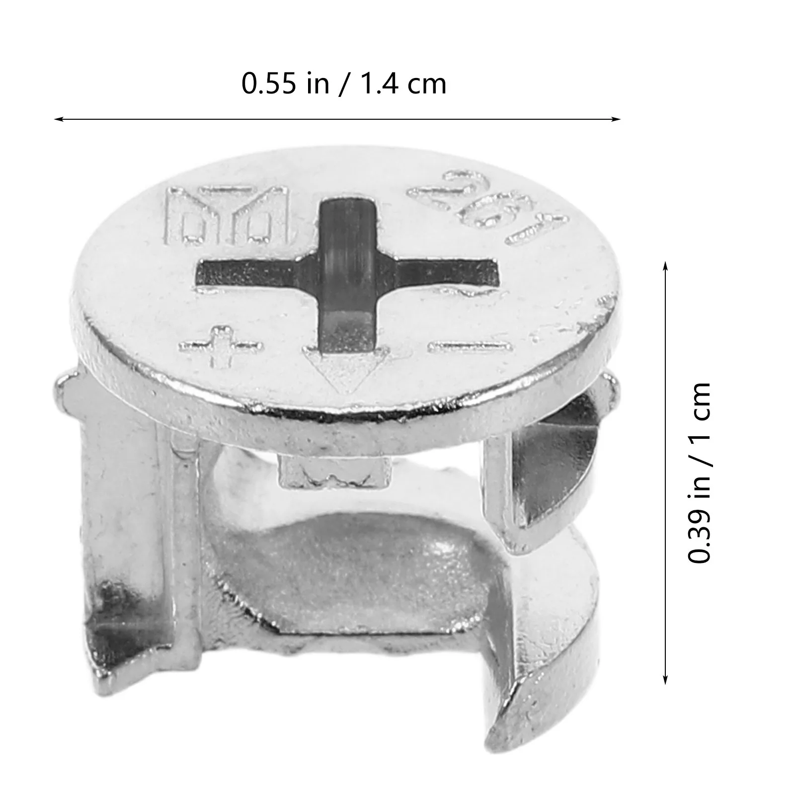 40Pcs Furniture Connectors Cam Lock Nut Tight Joint Fasteners for Wardrobes Cabinets Bookshelves Eccentric Wheel Screw Furniture