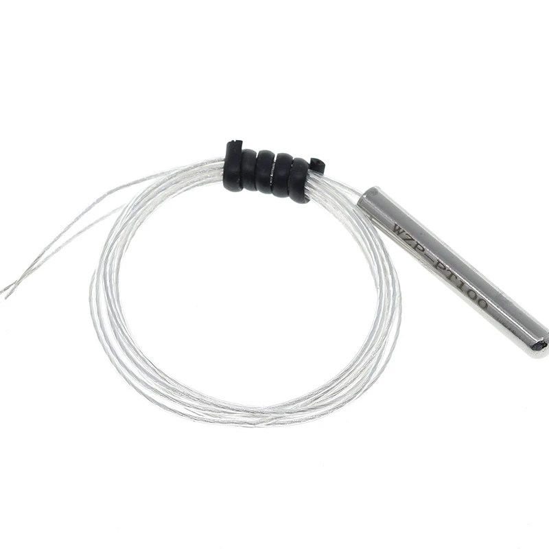 PT100 Platin-Widerstandstemperatursensor, wasserdichte Temperaturfühler -20–450 °C, isolierte Abschirmung, Fiberglas, 50 cm – Detail 22