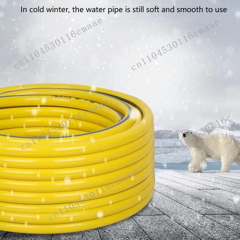 

New G1/2 "water Pipe 25m 50m Household High-pressure Car Wash Rubber Watering Flower Pipe Wear-resistant 4 Inches