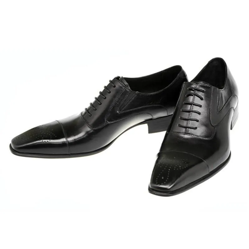 New Luxurious Italian Patent Leather Men brown Black Wedding Oxford Shoes Lace-Up Office Business Suit Men\'s Dress Shoes