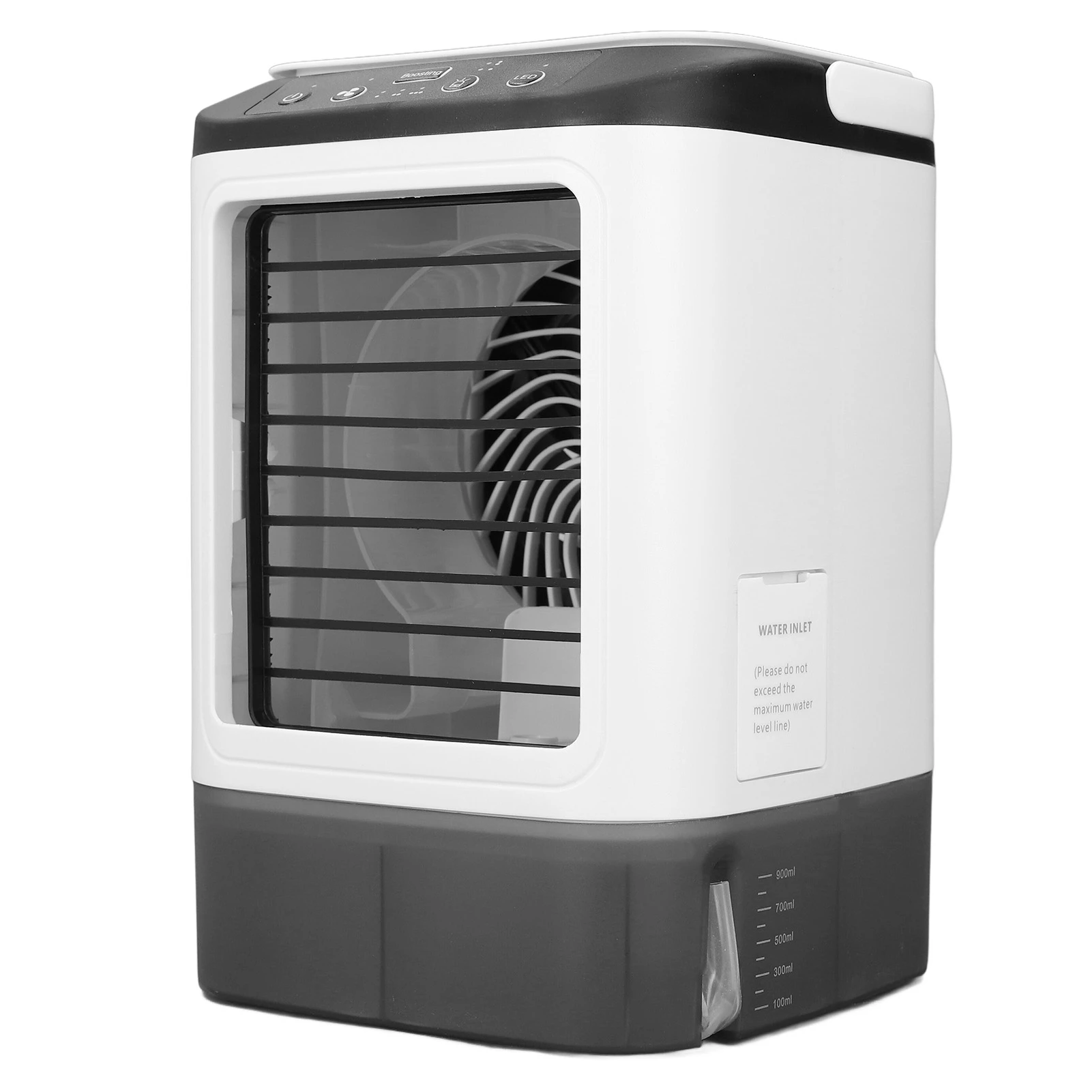 

Мини-портативный воздухоохладитель 900 мл с распылением и регулируемой скоростью для домашнего офиса, спальни