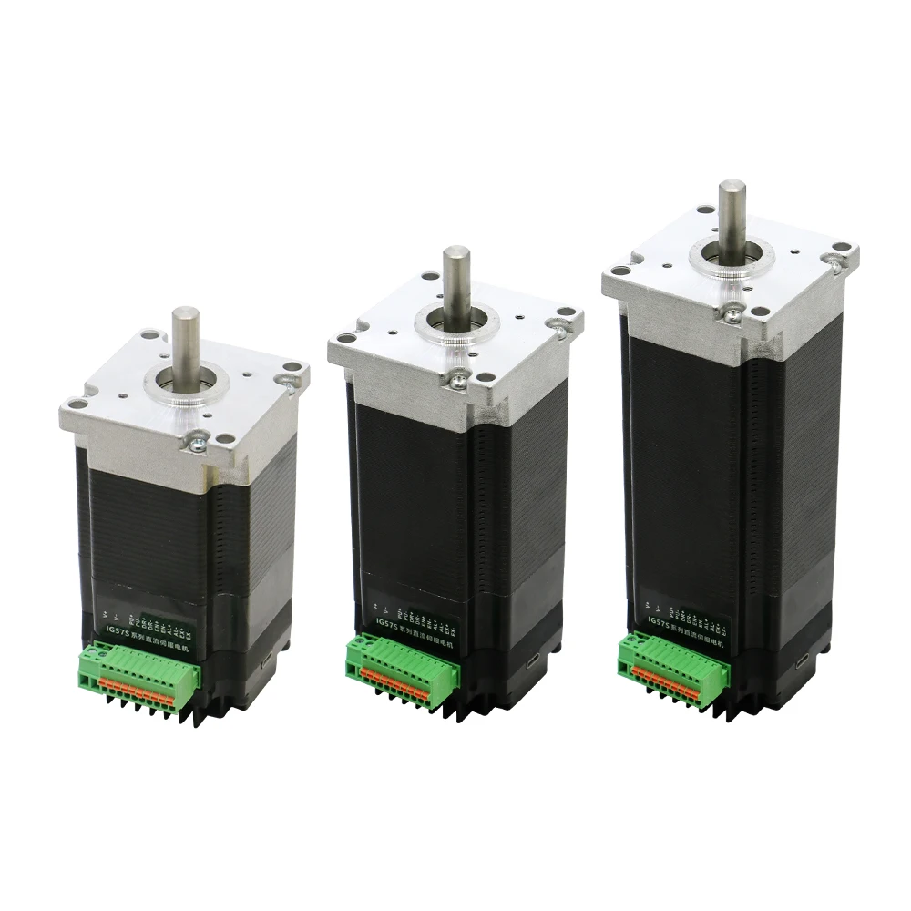 

3000RPM IG57S-180W 5A 0.6NM DC 36V Nema 23 Integrated DC 180W Servo Motor With RS485