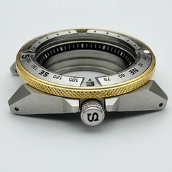 44mm NH35 Case Samurai King Fit NH35 NH36 4R Japan Automatic Movement Sapphire Mirror Stainless Steel Dial 28.5MM Watch Case