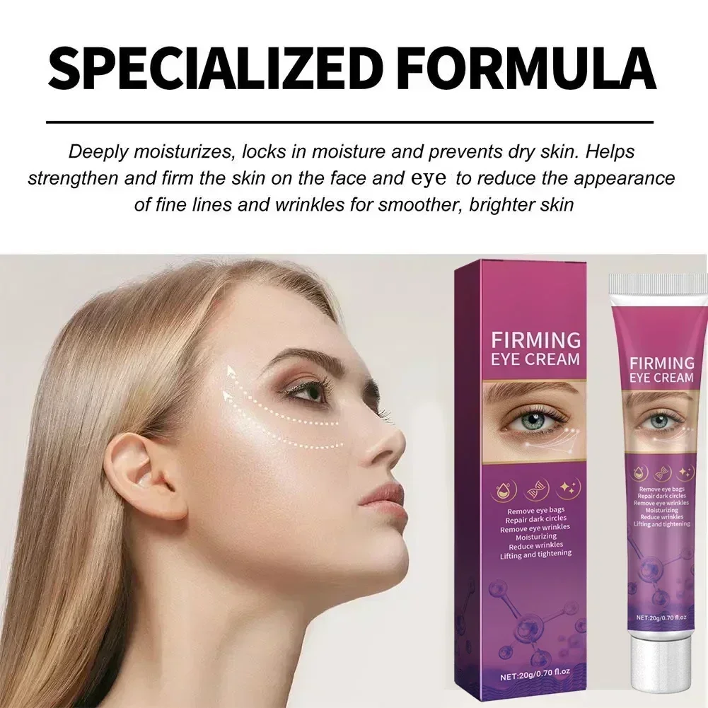 Crema reafirmante para ojos, aclara las bolsas de ojos, antiarrugas, elimina las ojeras, elimina las líneas finas, las ojeras, hidrata el cuidado de los ojos