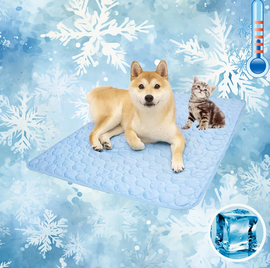 

Custom Dog Cooling Bed Mat Summer Pet Pad Mats For Dogs Cat Blanket Sofa Breathable Washable 8 Size For Small Medium Large Dogs
