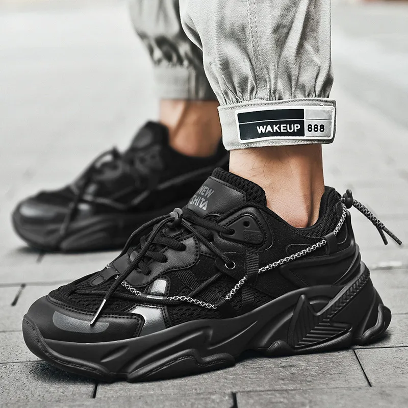 

Fashion Outdoor Casual Shoe Lace Up Platform Sneakers Men's Shoes Comfort Running Shoes for Men Training Shoes Tenis Masculino