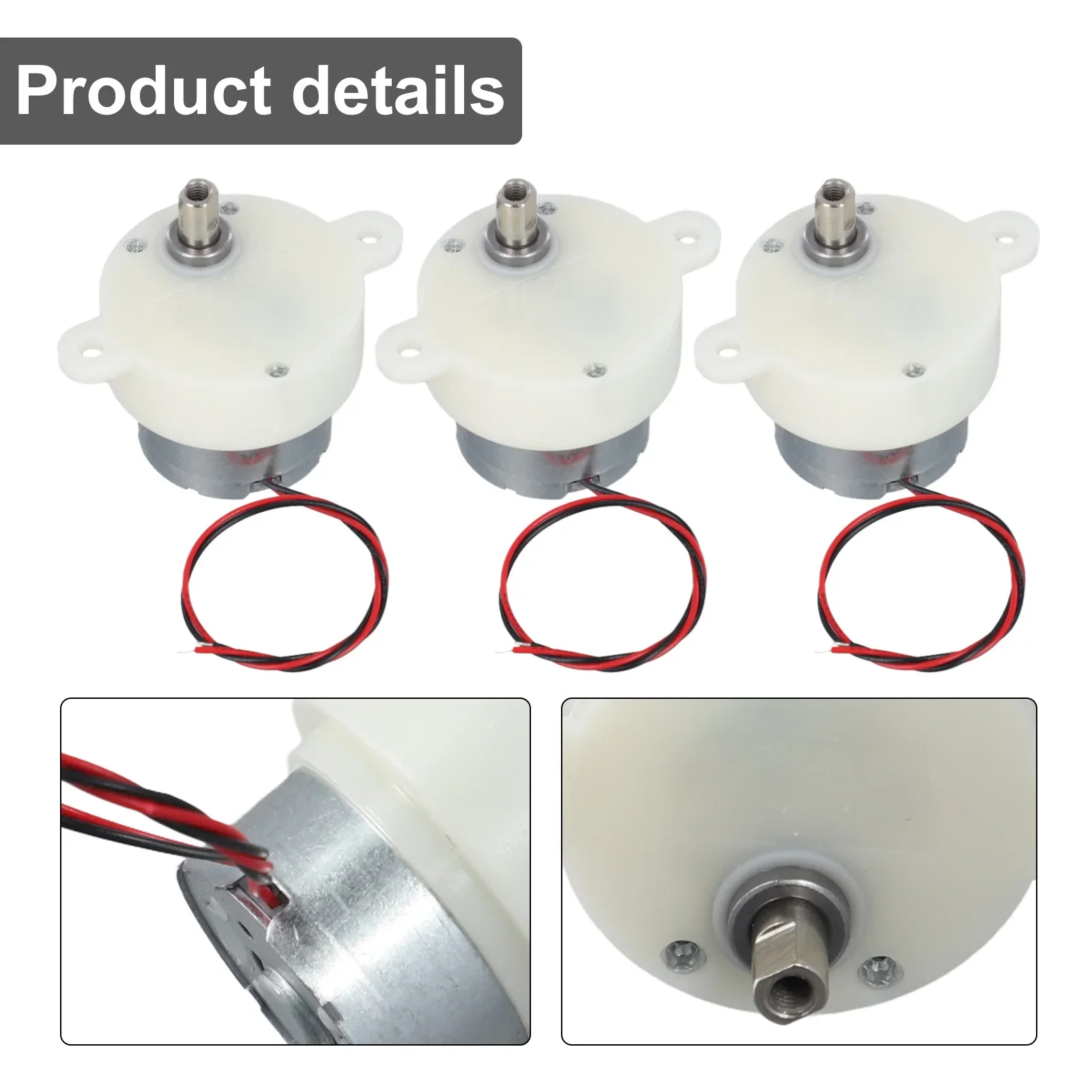 Lighting Projects 5 X 8mm Low Noise Motor Reducing Motor Flat Tapping Shaft Shaft Dimensions 5x8mm Cable Length 120mm