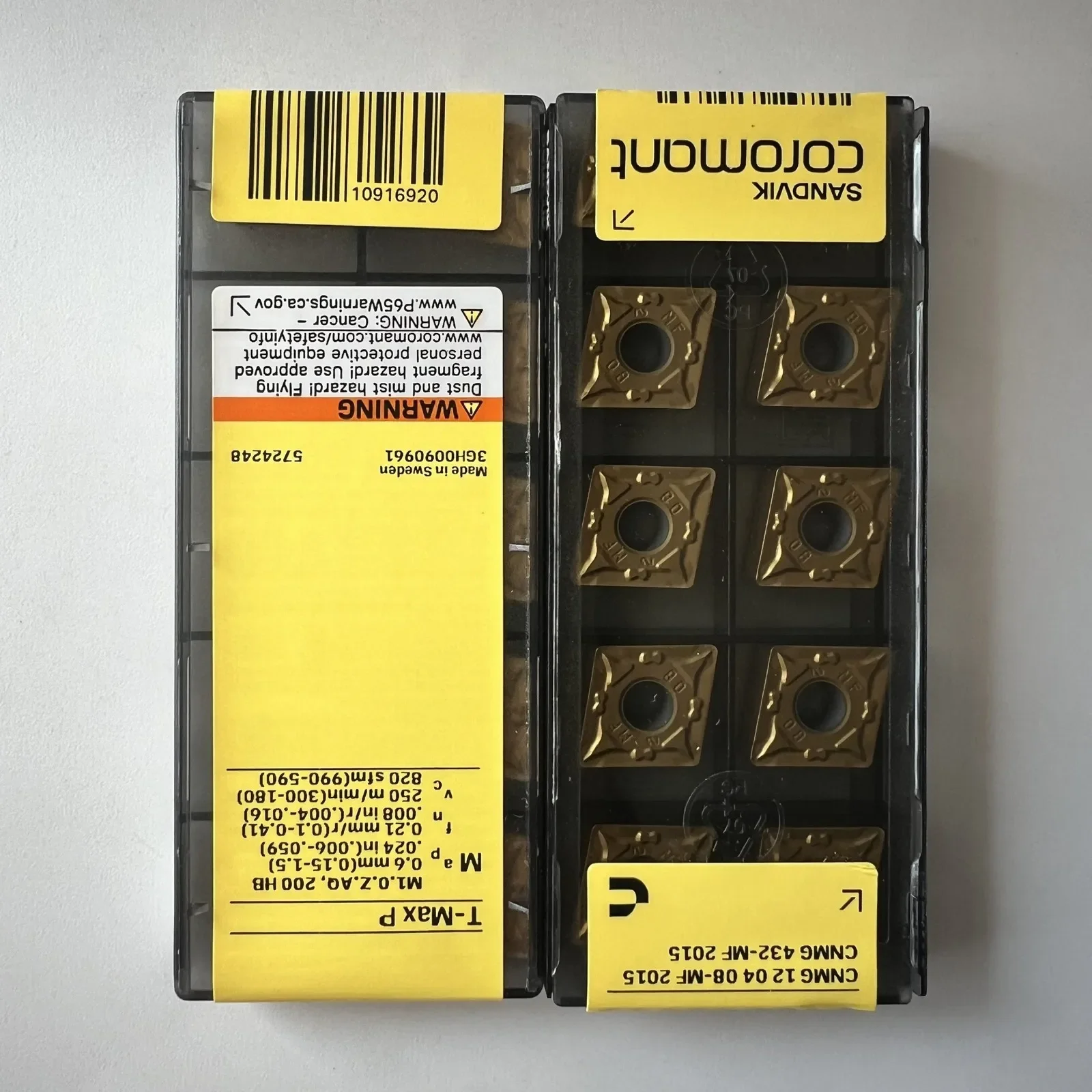 

SANDVIK-Coromant / CNMG120408-MF 2015 / 10 Pcs