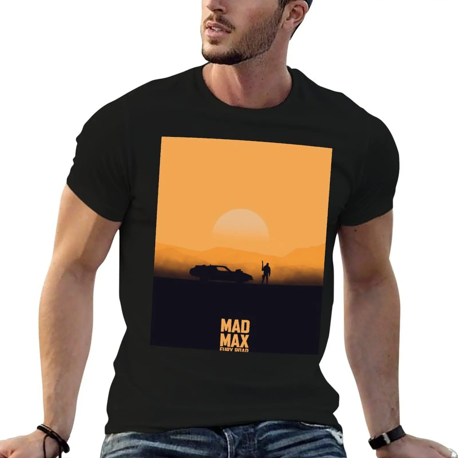 

man Road anime Movie for luxury poster Max Fury man shirt Minimalist T-Shirt t shirts Mad t