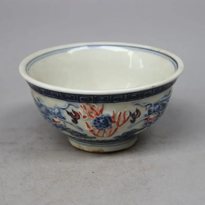 

Sundries Distressed Crafts Wholesale Collection Miscellaneous Porcelain Miscellaneous Blue and White Boy Meets Girl Bowl Ornamen