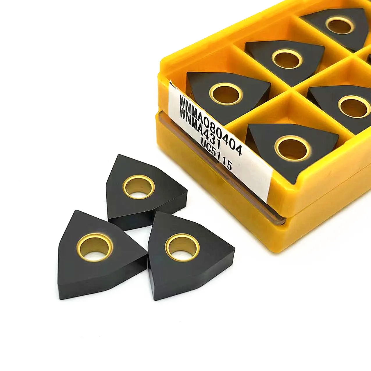 10 stücke wnmg080404 uc5115 original wnmg080408 uc5115 wnma080412 uc5115 externes Dreh werkzeug Hartmetalle insatz Drehmaschinen