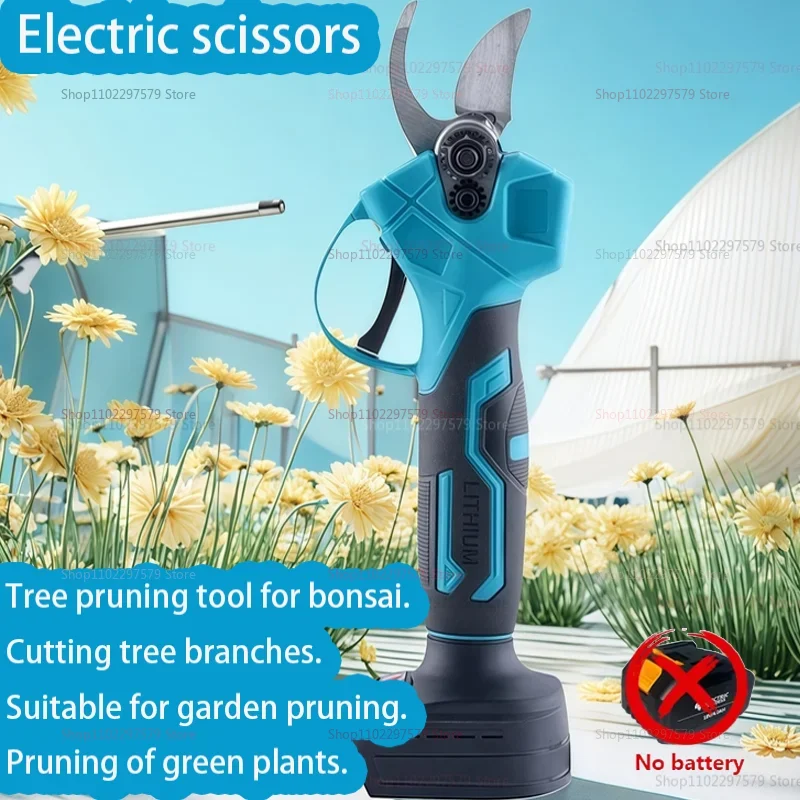 Brushless Electric Pruning Shears Cordless Handheld Tree Branch Bonsai Trimmer for Makita 18V Battery Garden Yard Landscaping