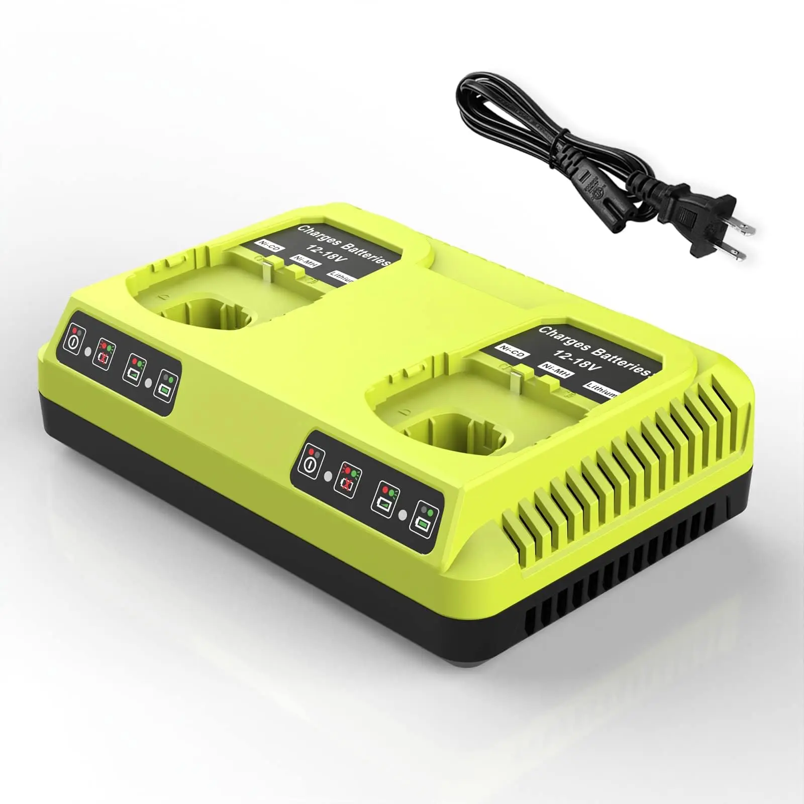 

P117 Dual Chemistry 12V-18V Ni-CD Ni-MH Li-ion Charger for Ryobi One Plus Battery P190 P102 P103 P107 P108 PBP2005 PBP005 PBP006