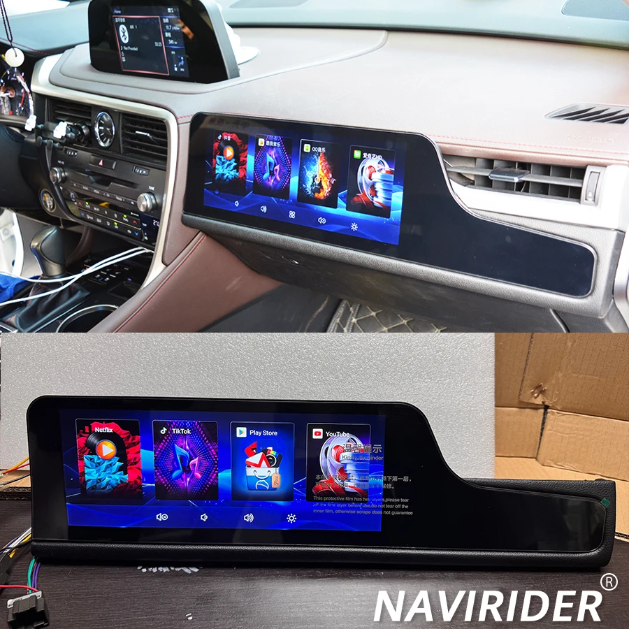 12.3Inch Copilot Smart Screen Carplay GPS For Lexus RX RX300 RX350 RX450h 2016-2022 Car Multimedia Video Player Stereo 128GB