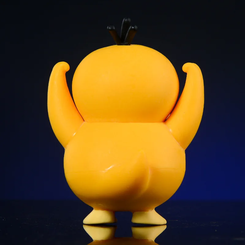 Anime Pokemon Cute Psyduck Fighting Ver. Tsundere Funny Cartoon Collection Car Decoration Office Ornament Model Kids Small Gift