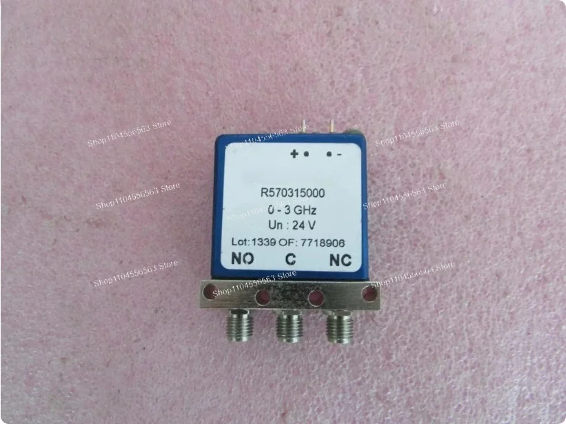 r570315000-3ghz-300w-24v-中古rfマイクロ波同軸spdtスイッチ、テストシステム用、工業用グレード信号制御