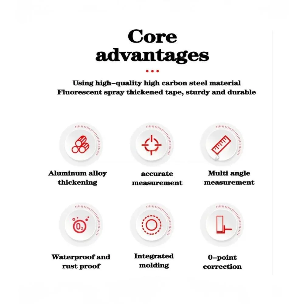 مسطرة مثلثة لأعمال النجارة من سبائك الألومنيوم عالية الدقة مقاس 7 بوصة/12 بوصة مع منقلة زاوية قائمة ومقياس وضع العلامات المحمول