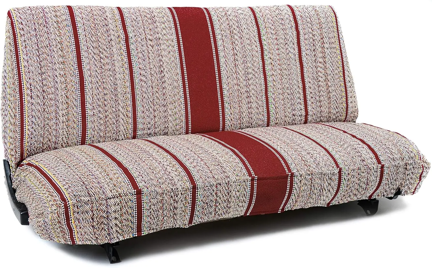 

Universal One-Piece Car Seat Cover for Trucks and Cars, Durable Burgundy Bench Protection