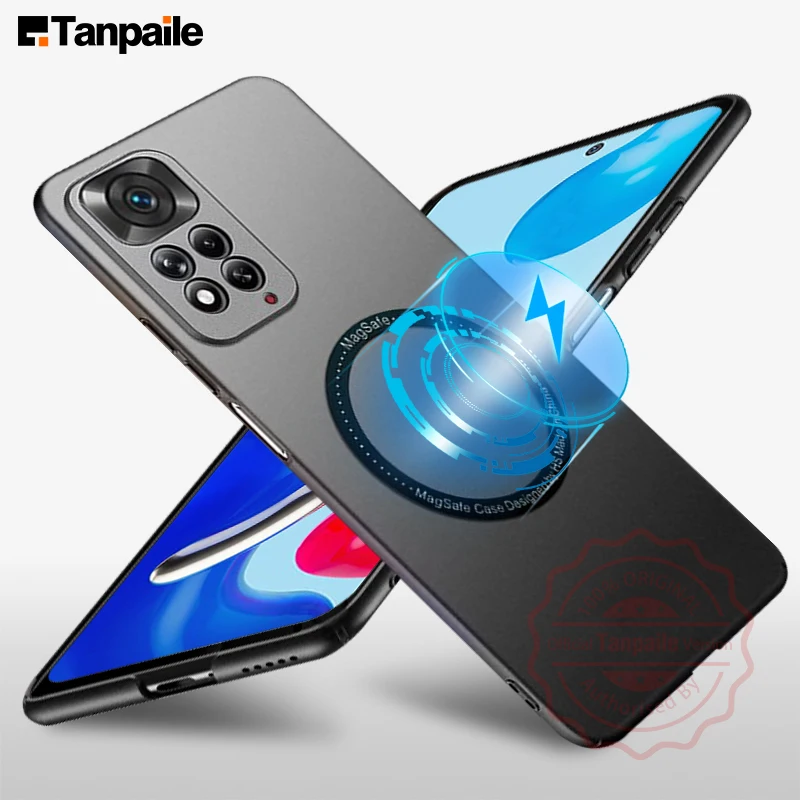 

Tanpaile Ultra thin Magnetic Hard Case For Xiaomi Redmi Note 11 10 9 Pro Plus Max 11S 10S 9S Global Note11 Magsafe Bumper