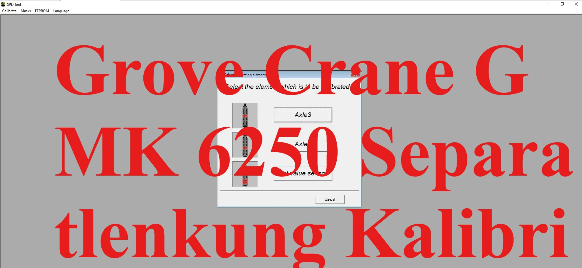 

AutoDVD Grove Crane GMK 6250, инструмент Separatlenkung Kalibrier