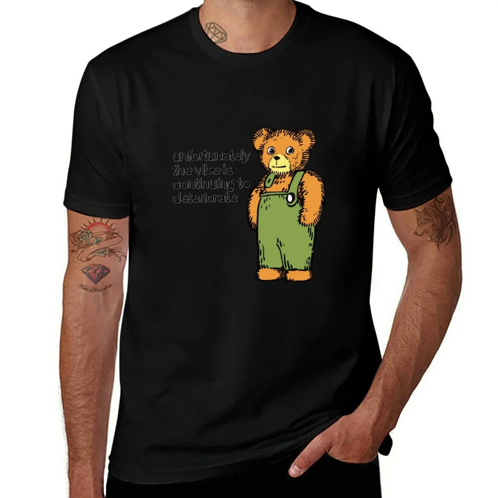 Ransroom draws corduroy bear meme / unfortunately the vibe is continuing to deteriorate T-Shirt Classic Print Short Sleeve Shirt