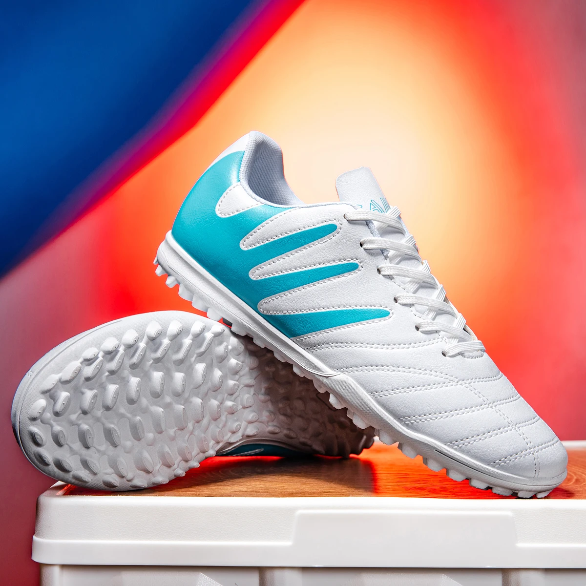 

Надежные качественные унисекс-футбольные бутсы TF с верхом из ПУ и ткани, резиновой подошвой, нескользящие, износостойкие, для всех возрастов