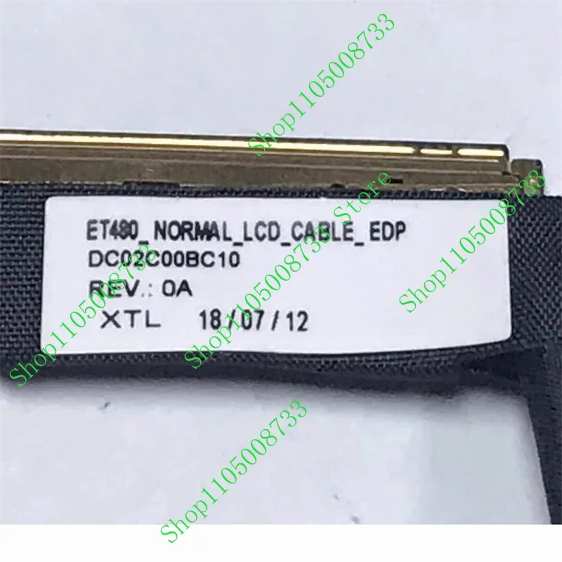 NEW Laptop LCD Cable For LENOVO ThinkPad T480 A485 ET480 DC02C00BC10  01YR501 NON-TOUCH 30PIN