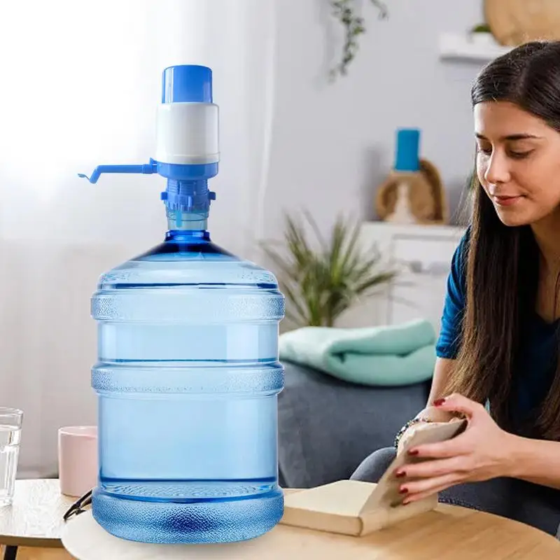 Clean and Sanitary Portable Bottled Drinking Water Hand Press Removable Tube Innovative Vacuum Action Manual Pump Dispenser