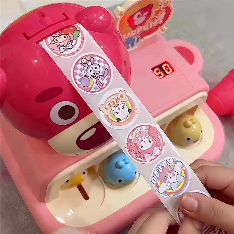 New Cartoon Whack-a-Mole Game Toy Set for Kids Educational Challenge Hammering Game with Score Counter & Reward Stickers