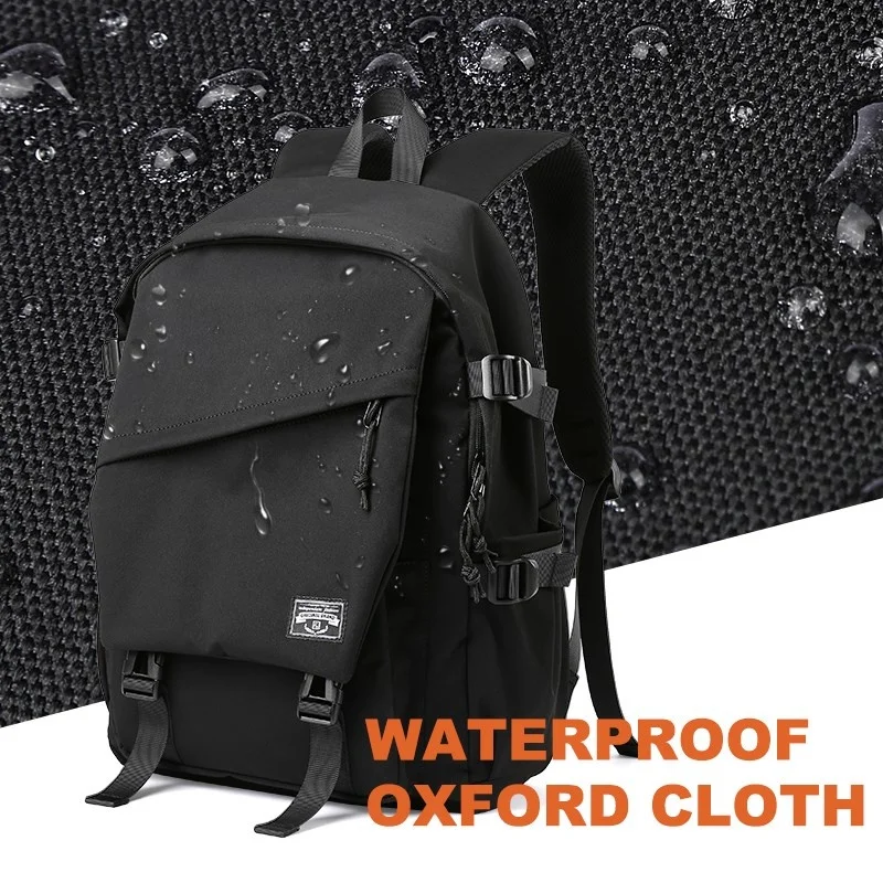 Waterproof Men Backpack High Capacity s Fashion Simple 15.6 inch Laptop Travel Teenager School