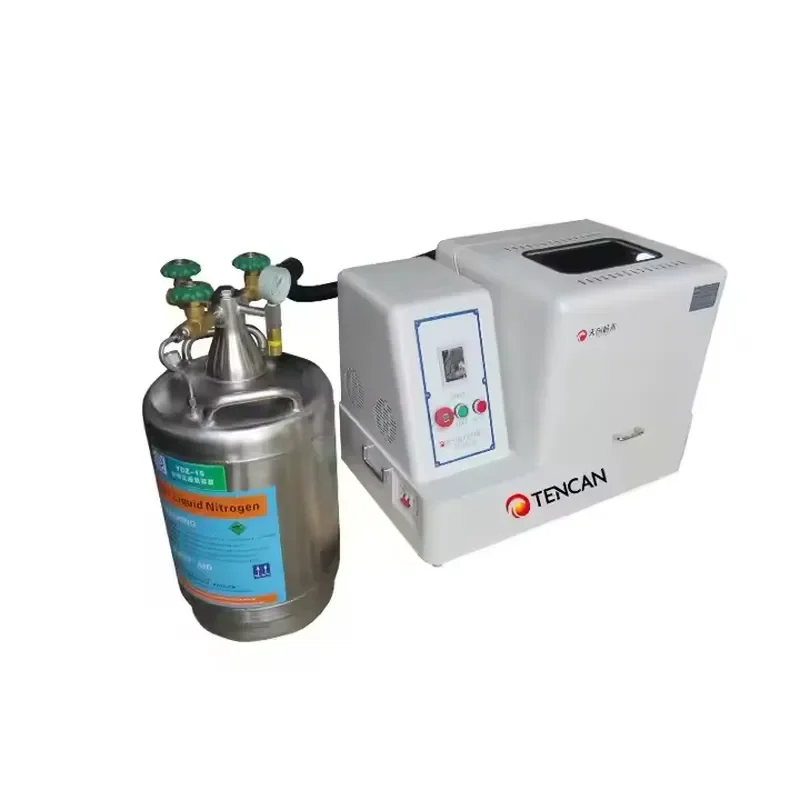 i TENCAN Cryogenic Planetary Ball Mill with Liquid Nitrogen Cooling -40°C to RT Lab Grinder for Battery Research