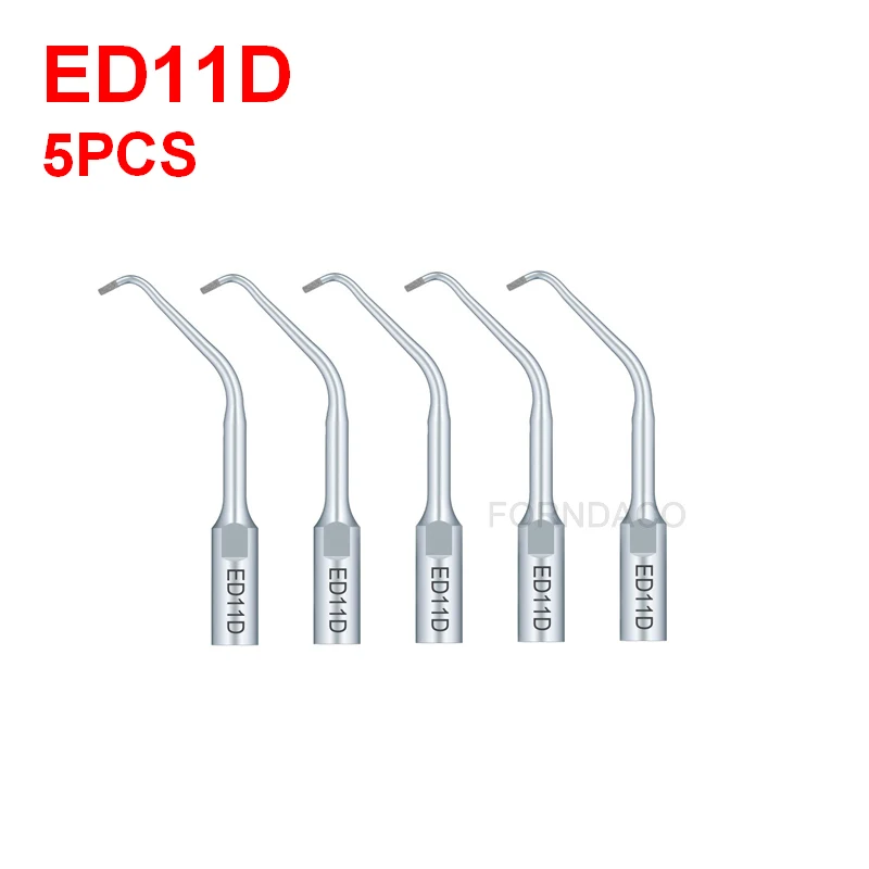 5pcs ED11D Dental Ultrasonic Scaler Tip Scaling Endo Perio Dentists Tools Periodontics Endodontics for SATELEC NSK GNATUS DTE