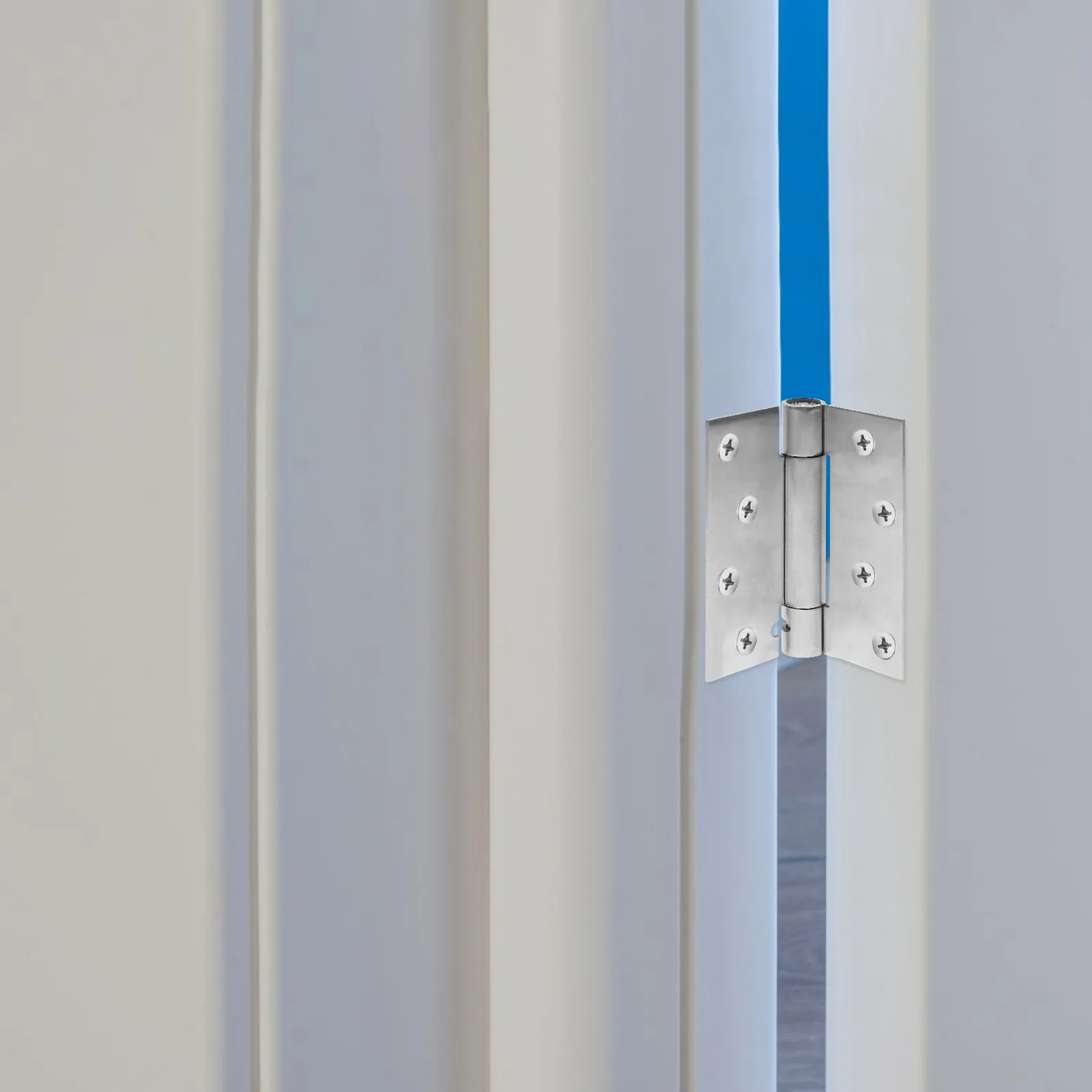 Self Closing Door Hinges 2 Pack Stainless Steel Heavy Duty Spring Loaded Silent Smooth for Wooden Doors