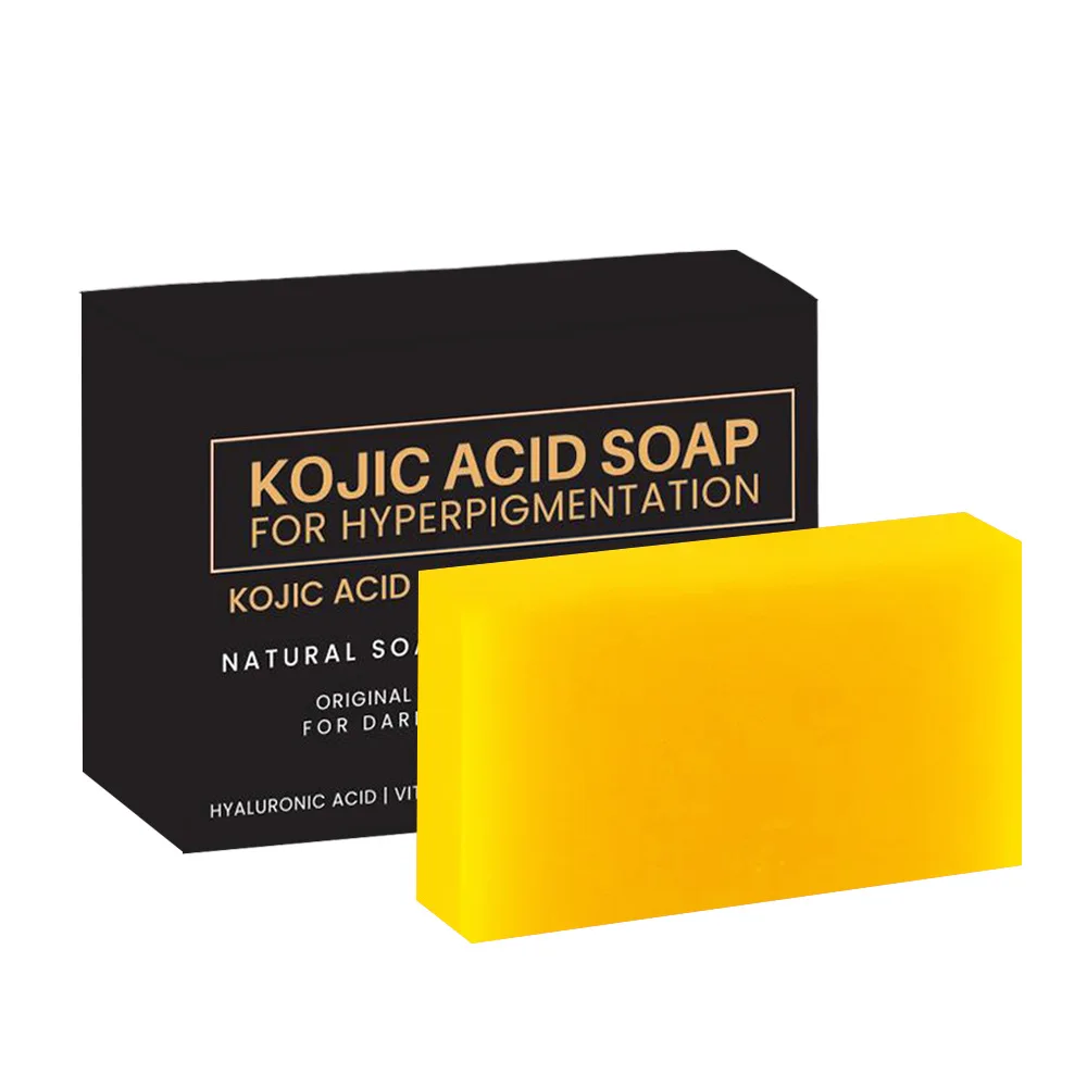 Kojic Acid Soap Original Handmade Whitening Soap Skin Lightening Bleaching Glycerin Deep Cleaning Brighten Skin Soap