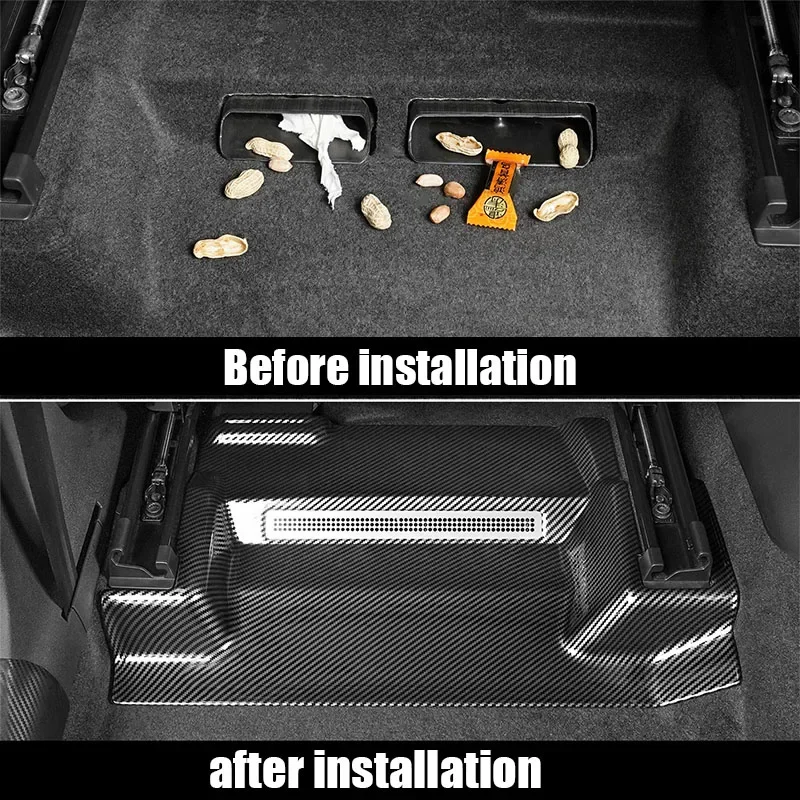 For Audi Q5 GU 2026 2027 ABS before and after Seat Lower Air Vent Anti Kick Protector Cover Interior Accessories
