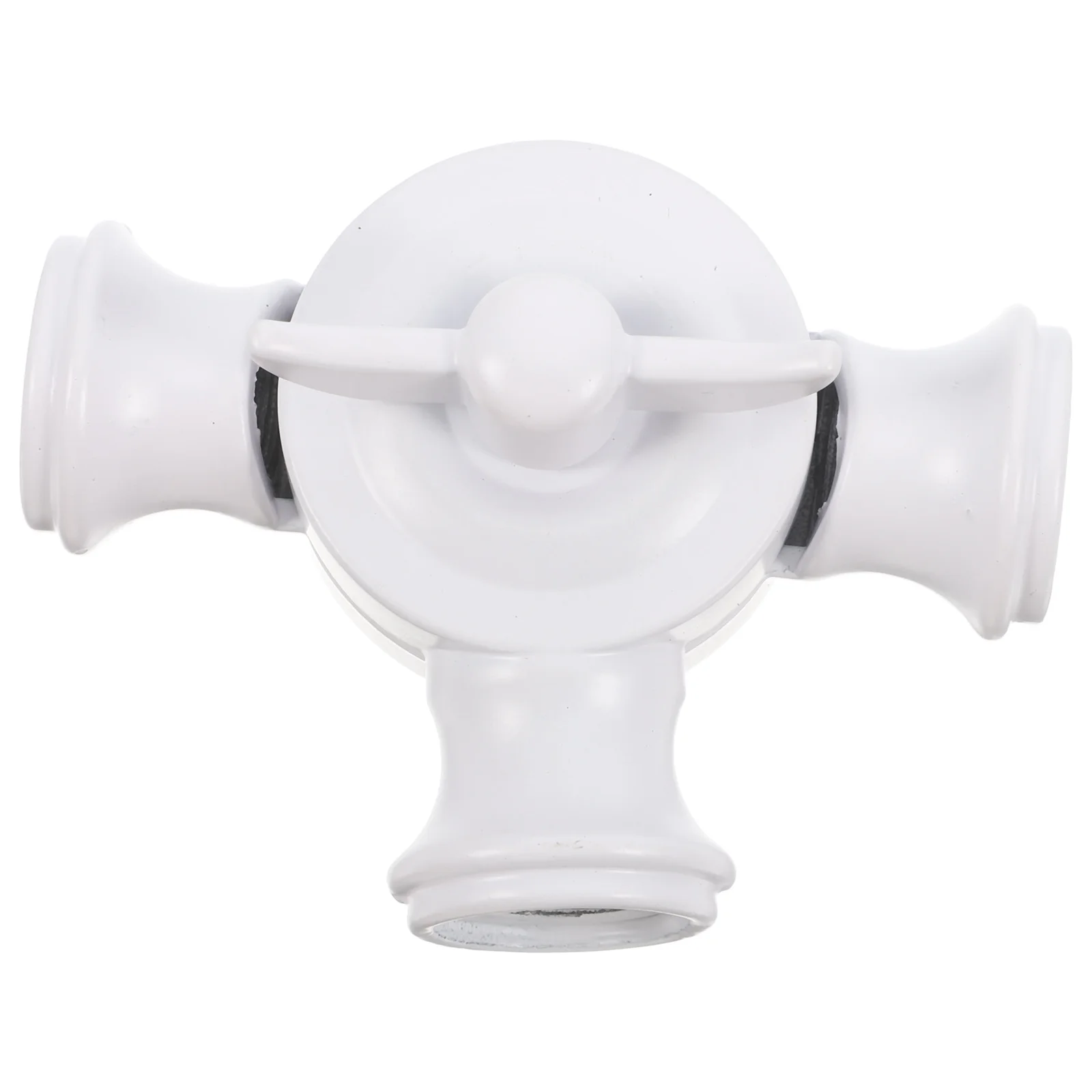 

1pcs Light Socket To Plug Adapter White 3-Prong Outlet Converter For Lamp Bulb Swivel Arm Wall Mount Dual Head Adjustable Clip