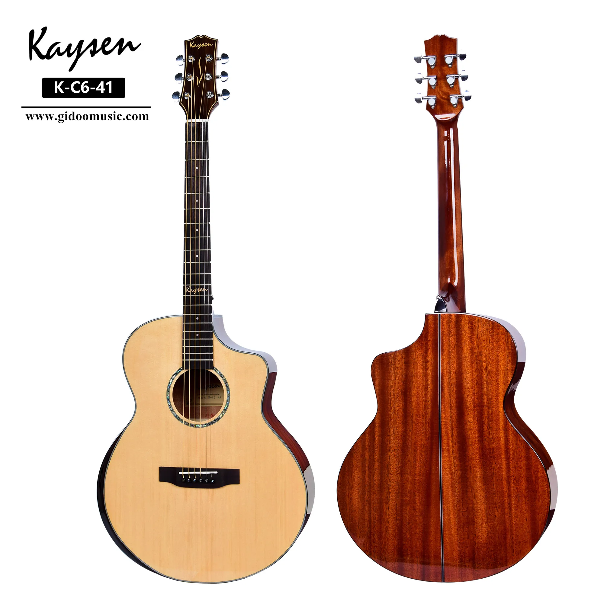 

Handmade 41inch solid spruce top acoustic guitar with rosewood Armrest from china manufacturer