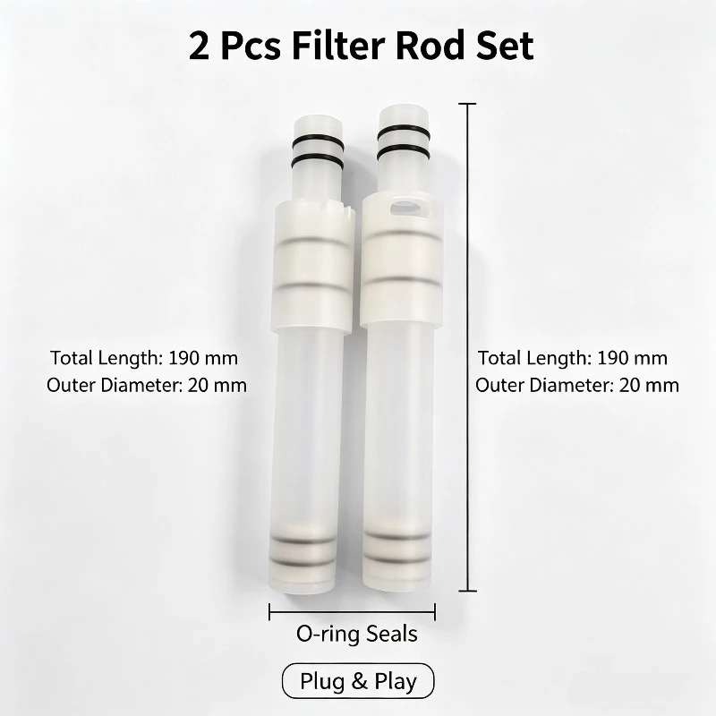 YKF Ice Cream Machine Replacement Parts, 20mm Diameter, 2Pcs, Blow Air Tube, Cylinder Expansion Rod Spare Accessories