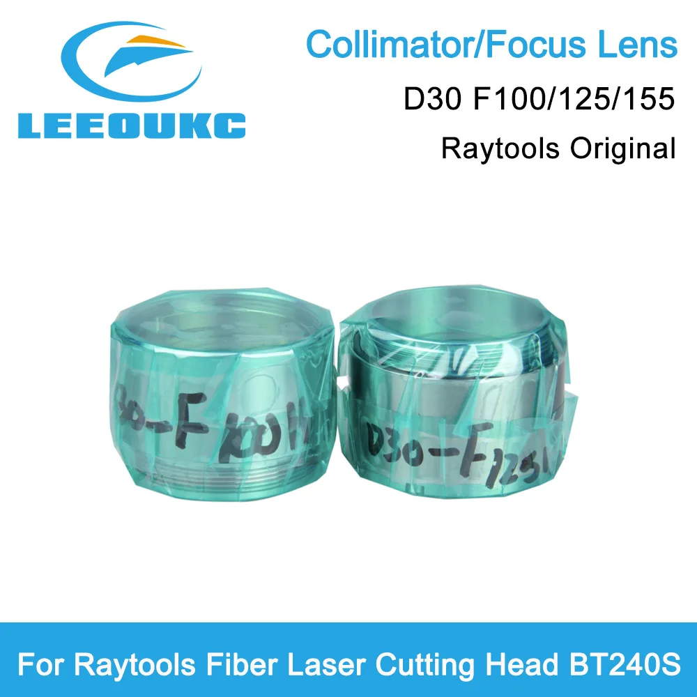 

Raytools Original Fiber Laser Collimator Focus Lens D30 F100/125/155mm 120A60022A for Raytools BT240S Laser Cutting Head