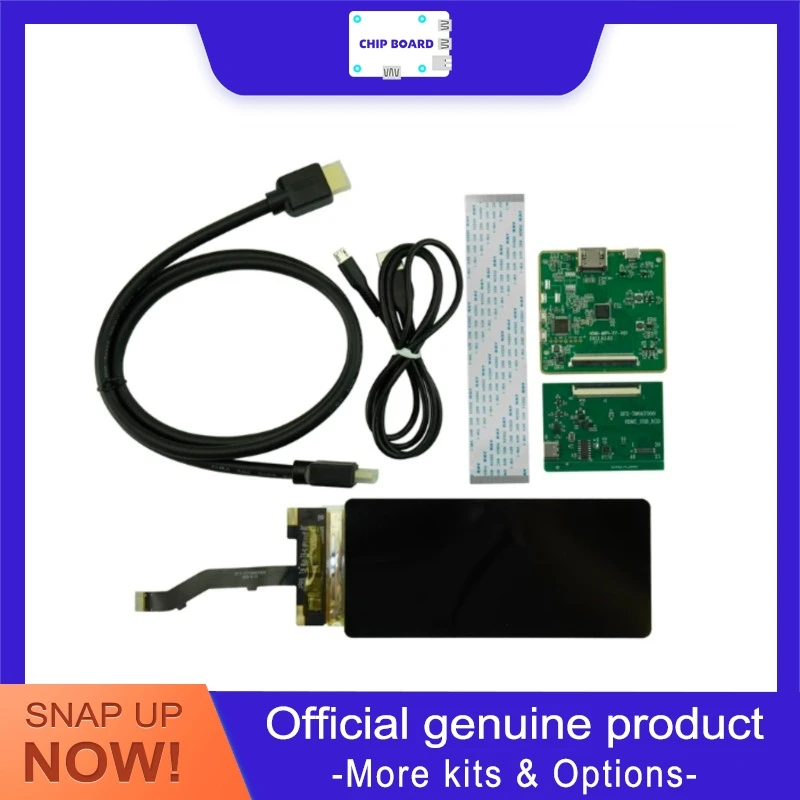 DFRobot 6.67in AMOLED Flexible Screen, 2400x1080 Bendable Display Module for Raspberry Pi Projects