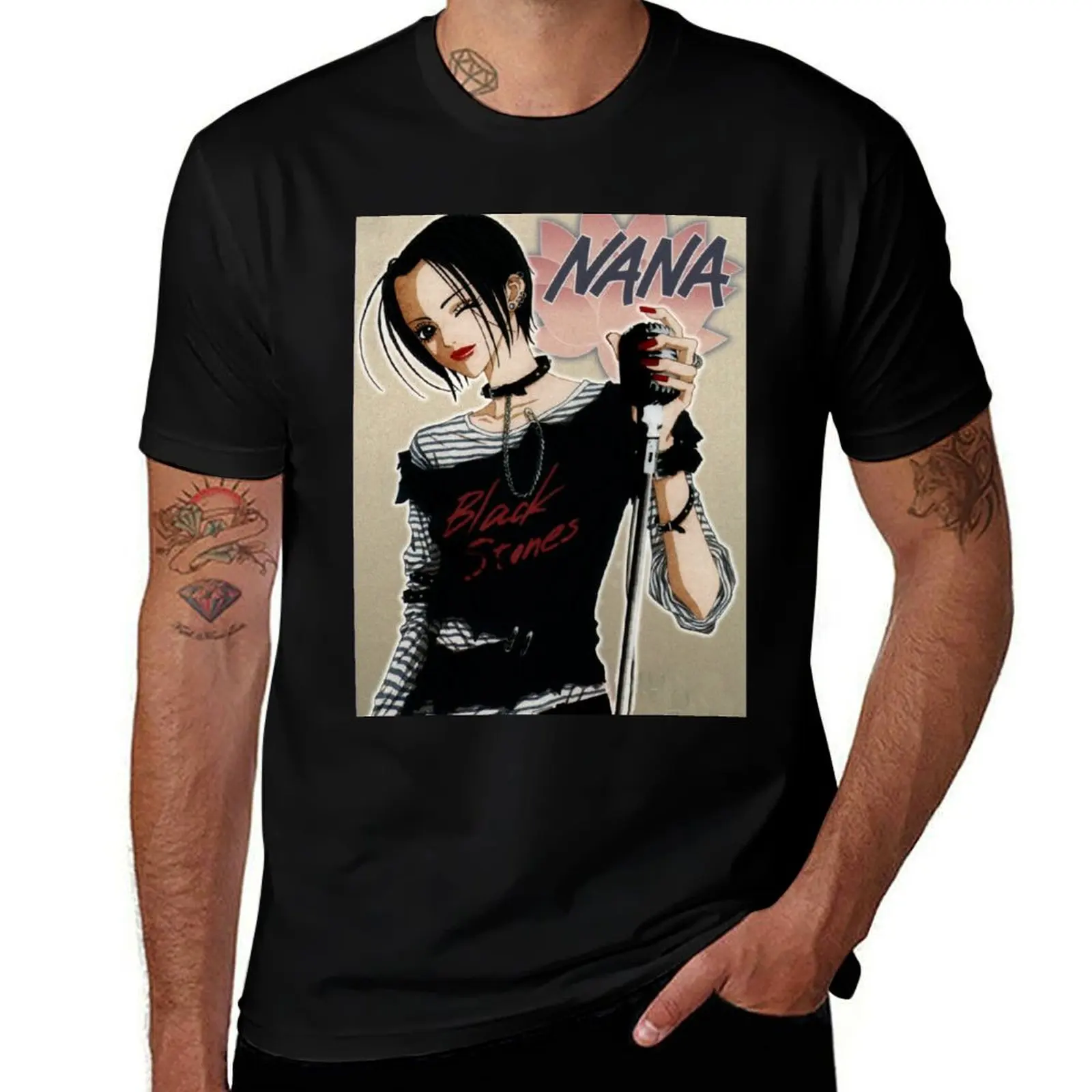 Nana Manga Cover T-Shirt Fitness Quick Dry Short Sleeve Top T-Shirt
