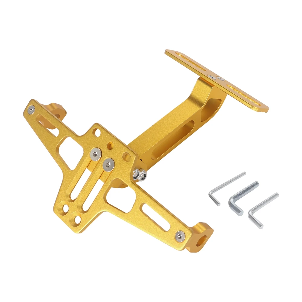 Motor Achter Kentekenplaat Mount Houder Aluminium Beugel Motorfiets Universele Accessoires Motorfiets Modificatie Onderdelen
