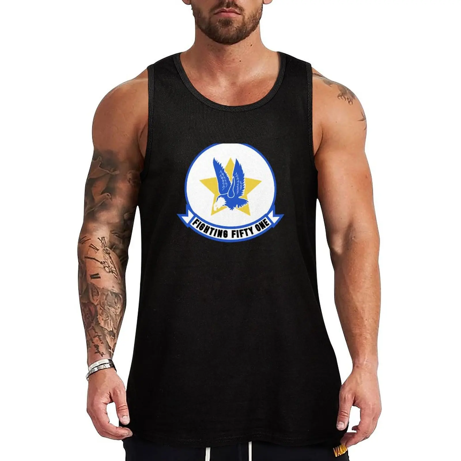 VFA-51 bob beach t-shirt Tank Top Breathable Stretch Tank Top Flexible Comfort Shirt
