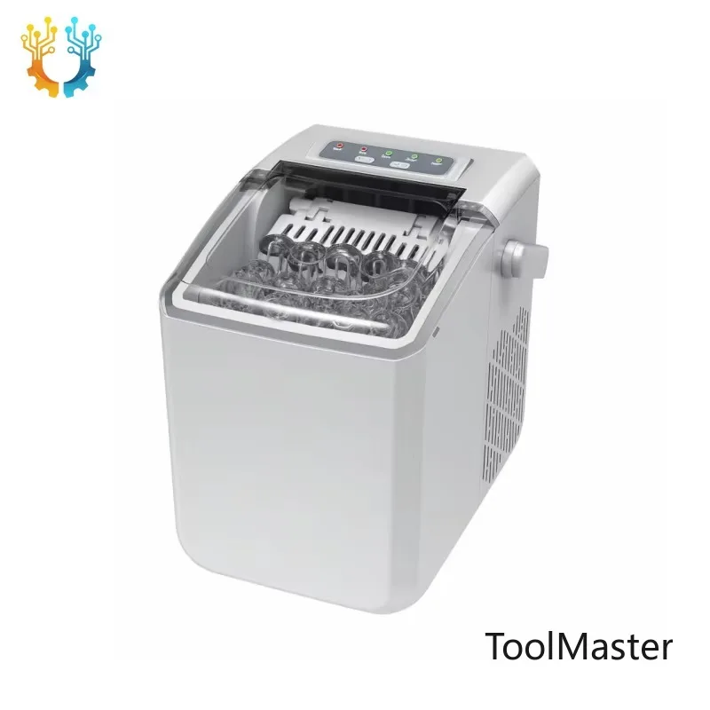 

2026[Hot Sale] Portable Smart Self-Cleaning Ice Maker Carrying Handle Design Home Kitchen Fast Ice Making Eight Grain