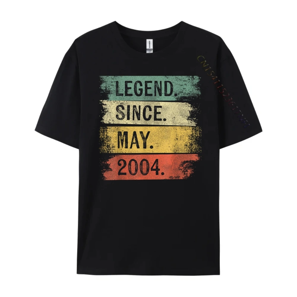 20 Year Old Legend Since May 2004 20th Birthday Men Graphic Tees Men's Shirt