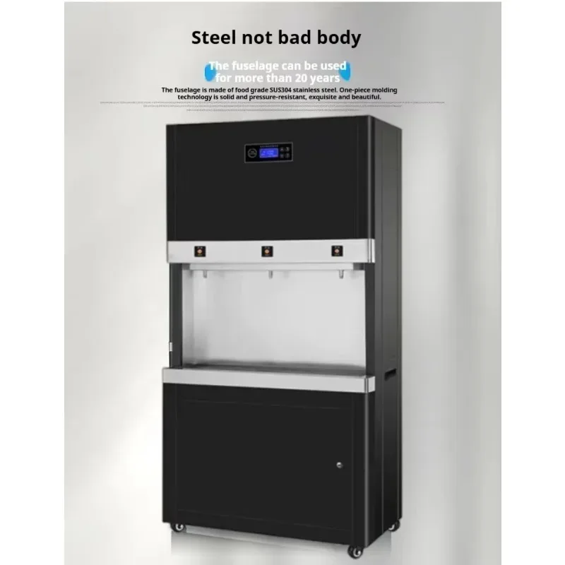 Energy Saving Reverse Osmosis Stainless Steel Water Dispenser Touch Screen School Factory Stepper Drinking Machine