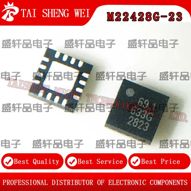 1PCS Brand New Original M22428G-23 M22428G QFN-16 Package Printed 2823 Clock Buffer Chip