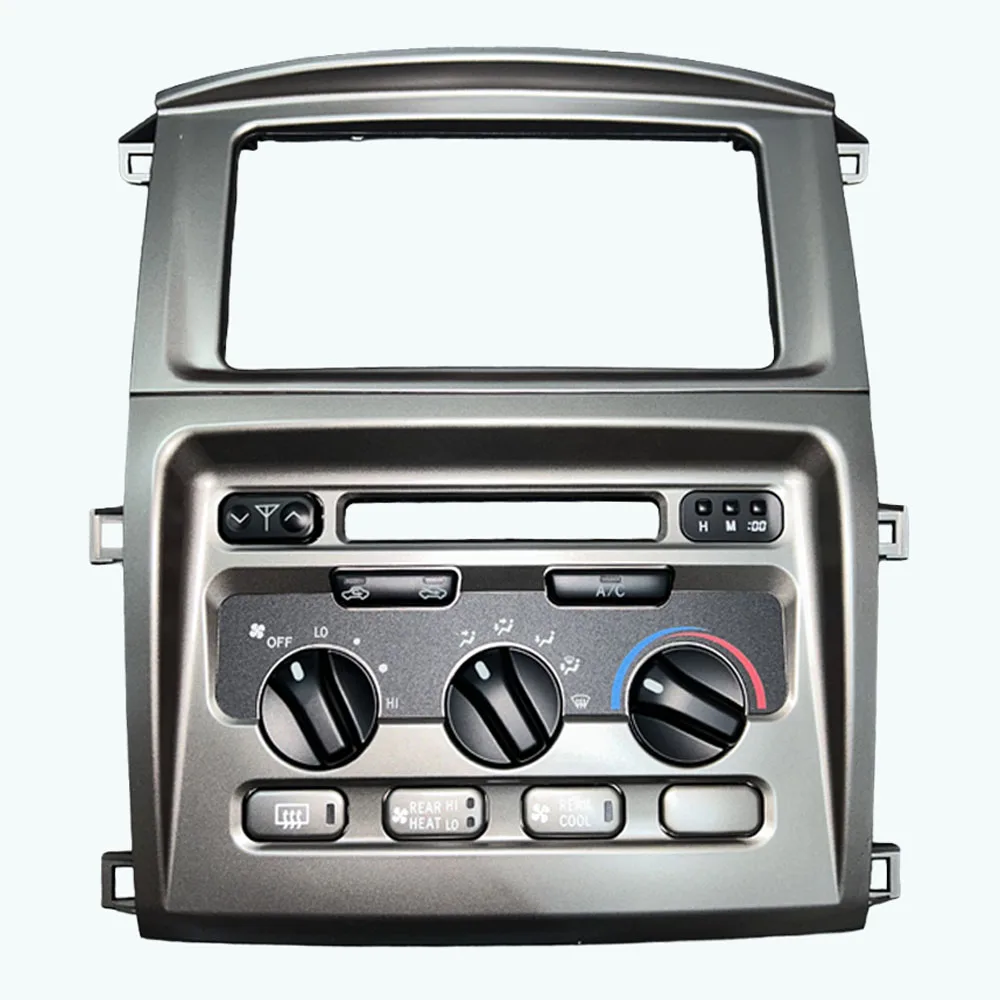 For Toyota Land Cruiser LC100 1998-2007 Air Conditioning Control Panel& Middle DVD Frame Car Dashboard Center 55900-60850